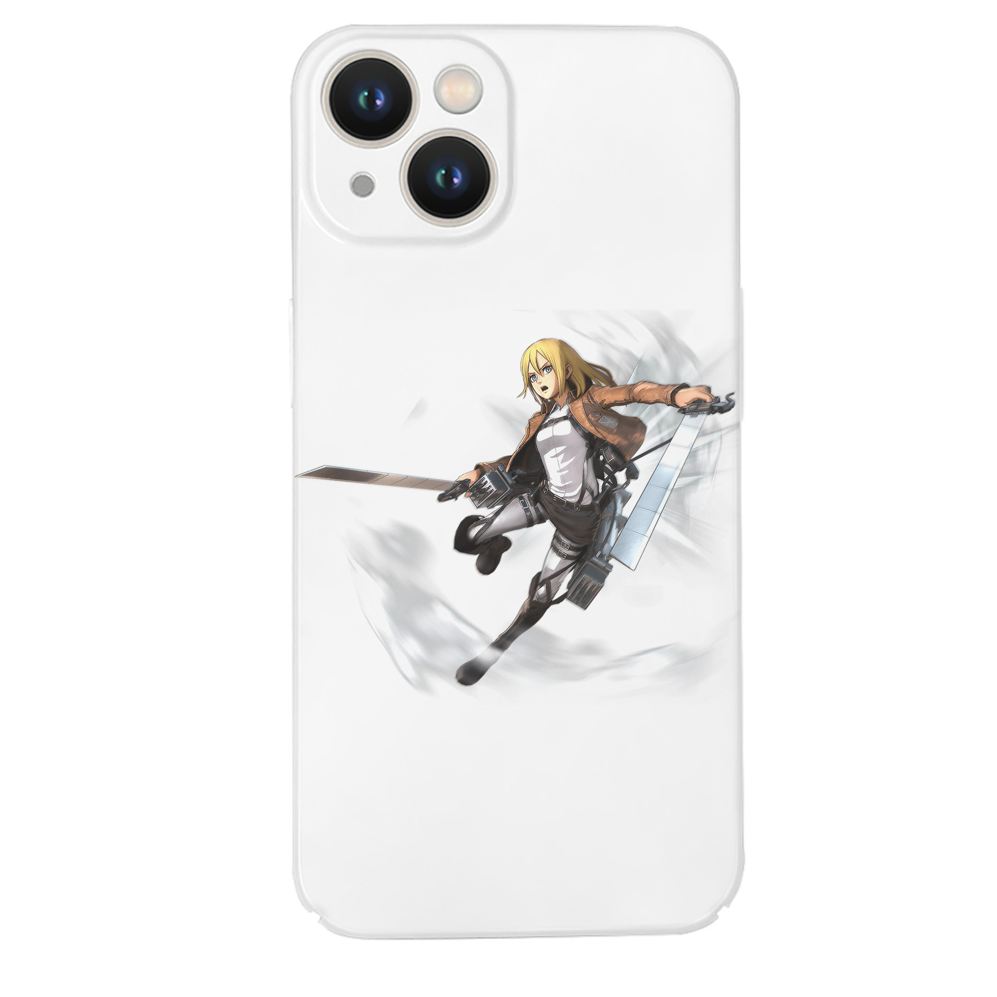 （画像用） 進撃の巨人 クリスタ·レンズ Attack on Titan Christa Lenz 【iPhone 14シリーズ対応】ハードケース